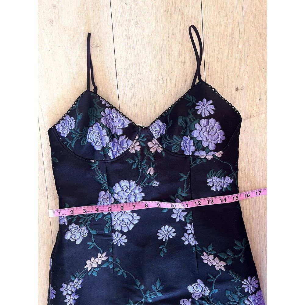 Rebecca Taylor Vine‎ Jacquard Bustier Dress $695 New Tags Size 6 - Picture 4 of 7